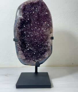 Amatista Con Base De Hierro