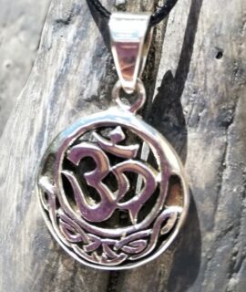 Colgante OM Tribal, Plata 925g