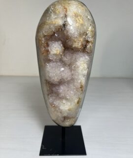 Amatista Con Peana De Hierro
