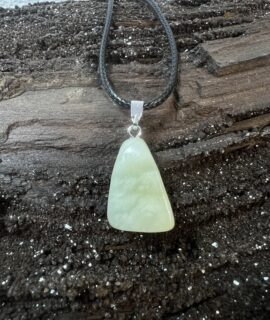 Colgante Rodado Jade Plata