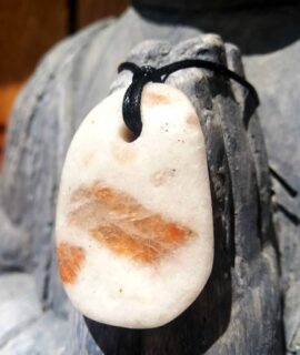 COLGANTE ALARGADO DE PIEDRA SOL