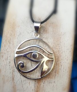 Colgante De Ojo De Horus, Plata 925g