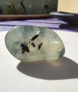 Mineral Canto Rodado De Prehnita
