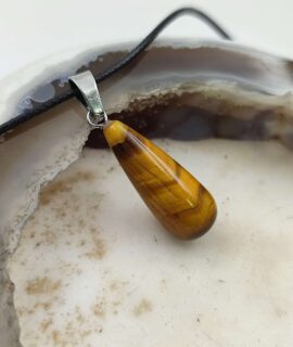 Colgante Gota Ojo De Tigre