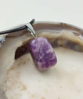 Colgante Rodado Lepidolita