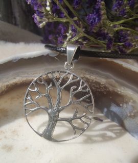Colgante árbol De La Vida Y Plata