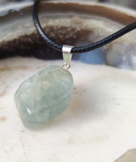 Colgante De Aguamarina Rodado