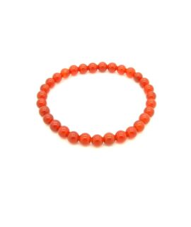 Pulsera De Bola De Cornalina