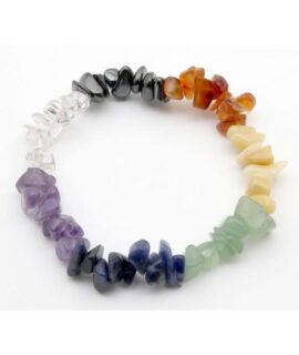 Pulsera Chip Elástica De Los 7 Chacras