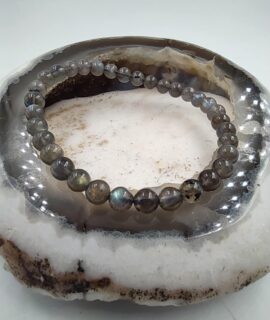 Pulsera De Bola De Labradorita Bola Pequeña