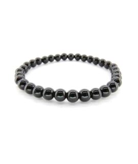 Pulsera Bolas De Turmalina Negra