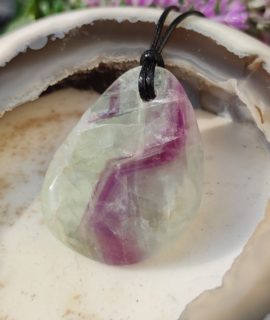 Colgante Alargado De Fluorita